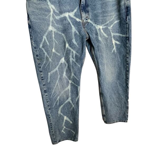 Levi’s 502 tapered jeans Custom Pattern Size 42x30 - Picture 2 of 11